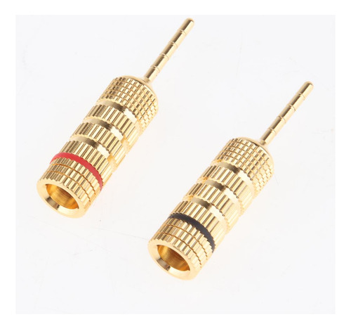 2 X 2piezas 2mm Cable Conector Pin Banana Connector Tornillo
