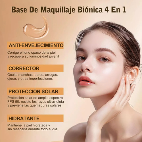 1pieza Base Con Alta Cobertura,forever Bloom Protector Solar