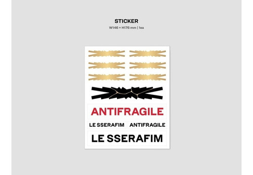 Disco Le Sserafim- Antifragile Ver. Frozen Aquamarine