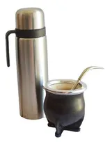 Comprar Termo Media Manija  1 L Pico Matero Mate Uruguayo Pico Loro 