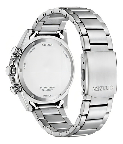 Reloj Hombre Citizen Crono Ca0780-87x Eco Drive Agente Of M Color de la malla Acero inoxidable Color del bisel Negro Color del fondo Verde oscuro