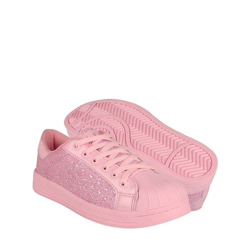 Tenis Miss Pink 151879 18-21 Simipiel Rosa 