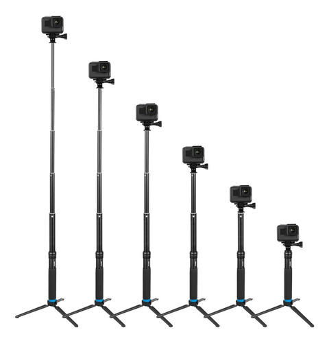 Monopod Trípode Telesin De Aluminio Para Cámara Gopro