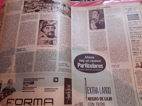 Diario La Capital Rosario Aniversario 100 Años 1867 - 1967 (Usado)