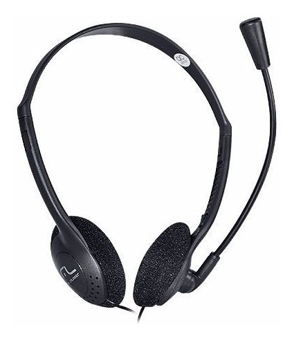 Imagem 1 de 1 de Fone De Ouvido Multilaser Headset Estéreo C/ Fio Preto