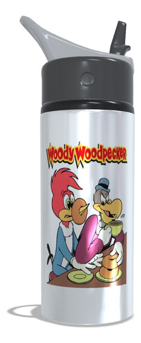 Pica-pau - Squeeze Aluminio Personalizado 600ml Pica-pau/zeca Urubu - 01