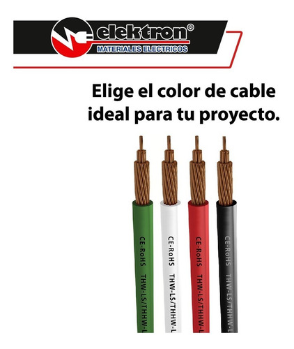 Imagen 6 de 8 de Caja 100 Mts Cable Verde Thw Cal 18 Awg 100%cobre Condulac