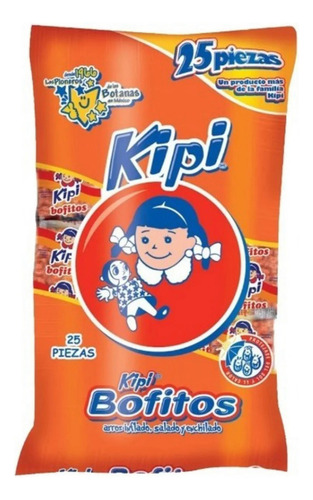Kipi Bofitos Clasicos 24 Piezas 12g Chile Y Limón Botana