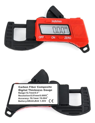 Instrumento De Medición De Espesores Digital Micrometer 0 A