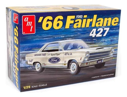 Amt 1966 Ford Fairlane 427 Kit De Modelo A Escala 1:25, Colo