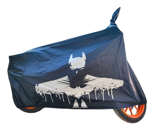 Funda Moto Motocicleta Negra Batman Dc Con Bolsa Original Rs
