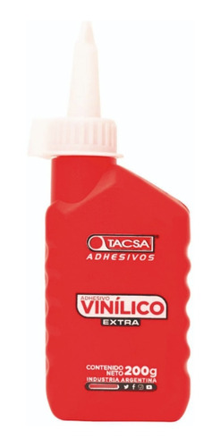 Adhesivo Cola Vinílica Carpintero Tacsa Botella C/picox200gr