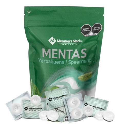 Mentas Member´s Yerbabuena 419 Sobres Mentitas Refresca