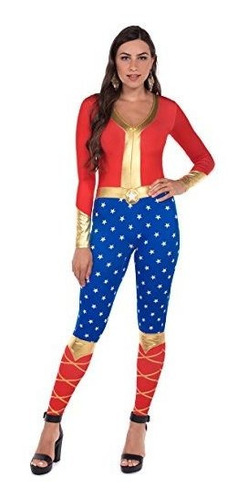 Disfraz Superhéroe Patriótico Mujer De Halloween