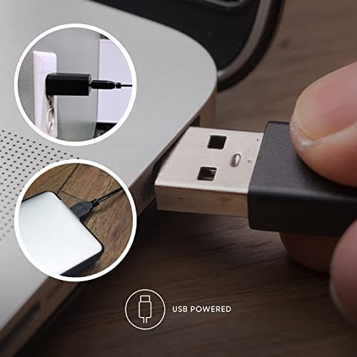Imagen 5 de 7 de Ventilador De Escritorio Torre Sharper Usb 12 PuLG Negro