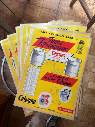 Antigua Publicidad De Tubos Reforzados ¨coleman¨ (Usado)