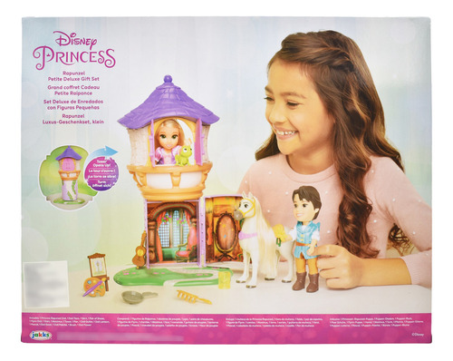 Disney Princess Rapunzel Set Deluxe Enredados Con Figuras