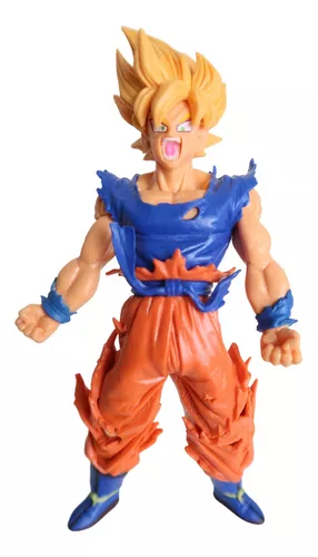 Boneco Dragon Ball Z - Goku Super Sayajin 20cm Cabelo Loiro