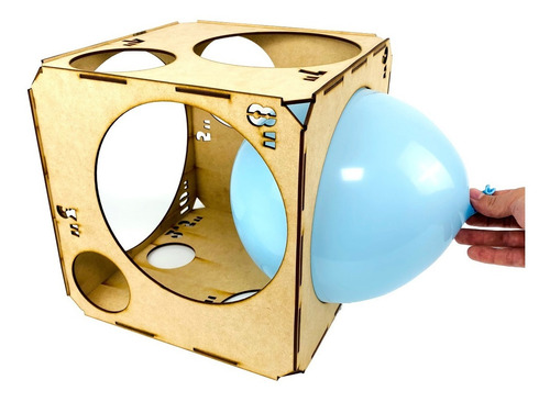 Imagen 2 de 10 de Calibrador De Globos Tipo Cubo Diferentes Medidas