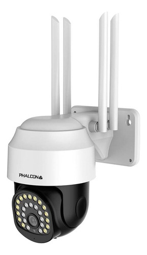 Camara Exterior Seguridad Wifi Robotica Ptz Tuya Smartlife Color Blanco