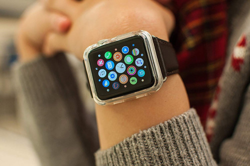 Imagen 7 de 7 de Forro Bumper Transparente Case Para Apple Watch iPhone 38mm