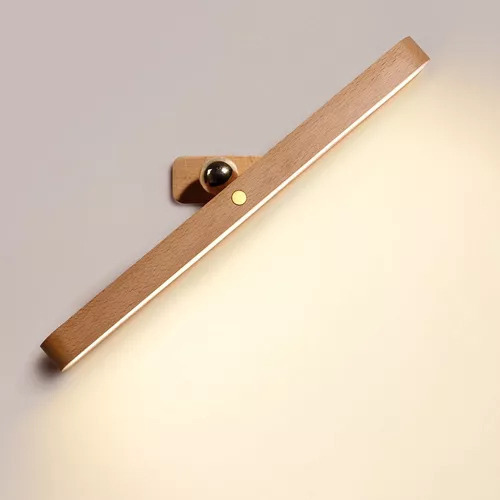 Lámpara De Espejo Moderna Lámpara De Pared De Madera Led