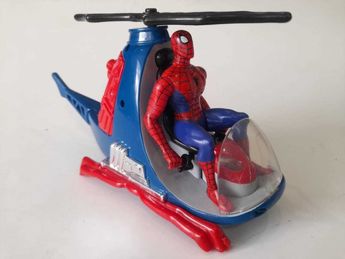 Spiderman Helicoptero, Marca Marvel, Original Del Año (2002)