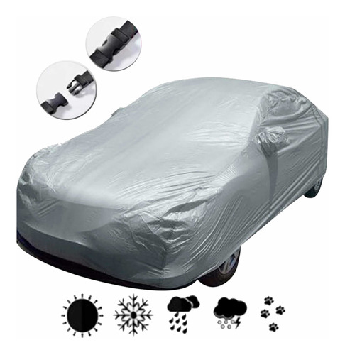 Carpa Cubre Autos Impermeable Cobertor C/ Afelpado Funda Suv