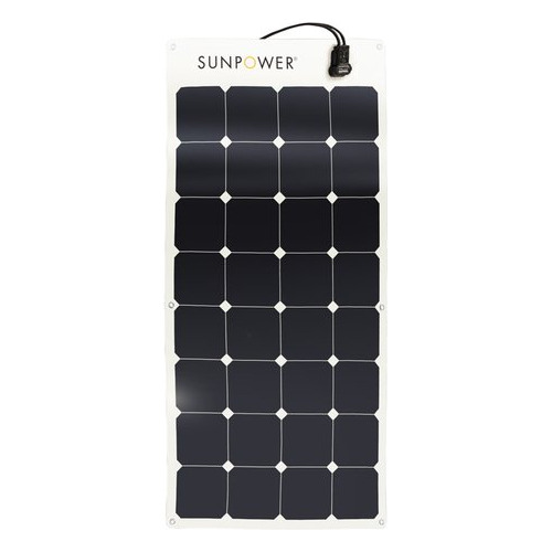 Panel Solar Monocristalino Flexible Sunpower De 100 Vat...