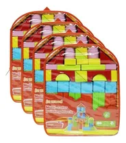 Comprar Pack 4 Bloques De Construcción Juguetes De Madera Motricidad