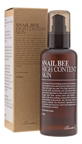 Benton Snail Bee High Content Skin (tonico Reparador)