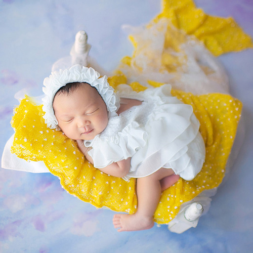 . (4 #mold) Vestido De Mameluco De Encaje Para Recién