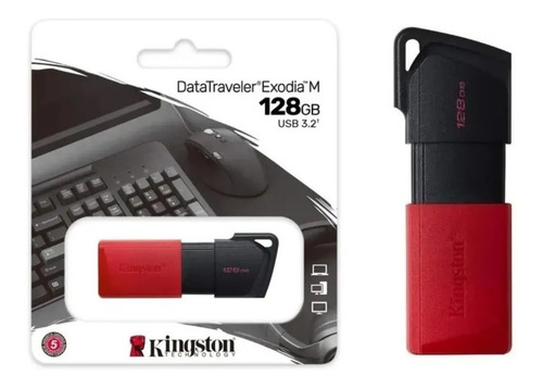 Imagen 3 de 7 de Pendrive Kingston Datatraveler Exodia M Dtxm/128 128gb 3.2