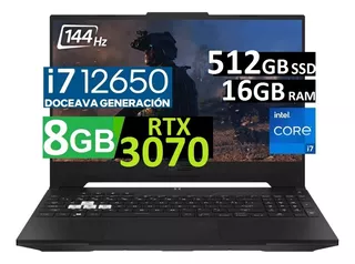 Asus Tuf F15 A15 Ci7-12650h 16gb 512ssd Rtx3070 8gb - 2023