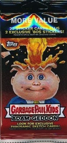 2017 cubeta De Basura Topps Niños Adam-geddon Fat Pack