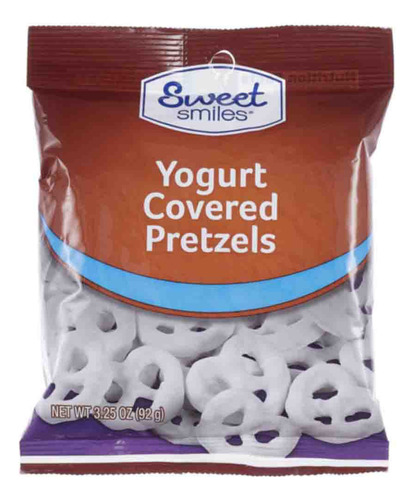 Pretzels Cubiertos De Yogurt De Vainilla Sweet Smiles 92g