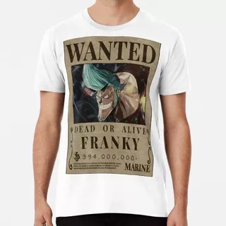 Remera Iron Man Franky Bounty One Piece Wanted Cutty Flam Al