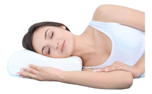 X3 Almohadas Para Cervical Inteligente Viscoelastica 60x30 Blanco