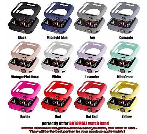 Protector Bumper Para Apple Watch 4/5/6 44mm - Barbie Pink