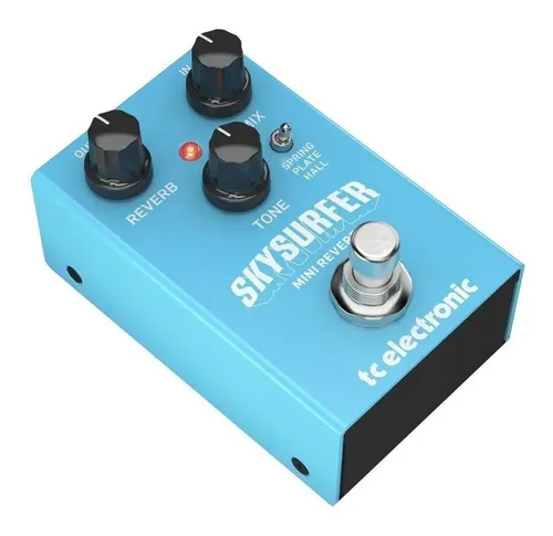 Pedal TC Electronic Skysurfer Mini Reverb Azul-Celeste para