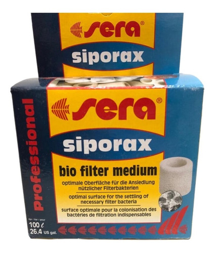 Sera Siporax 145g Bio Filter Aquário Doce/marinho