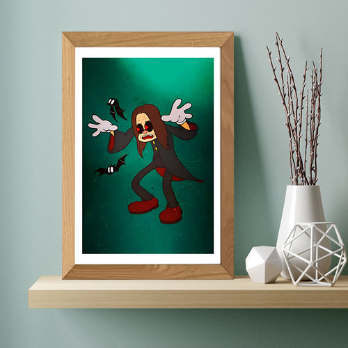 Cuadro Dibujos Animados - Ozzy Osbourne Disney - Db0025