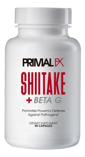 Shiitake 90cap 1500 Mg Primalfx - Unidad a $5288