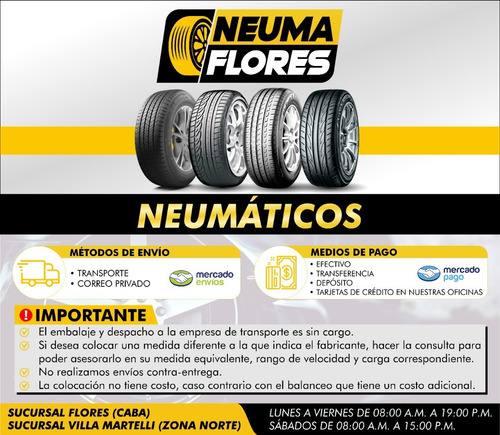 Neumático Fate 175 70 14 84t Prestiva Gol Trend Cubierta