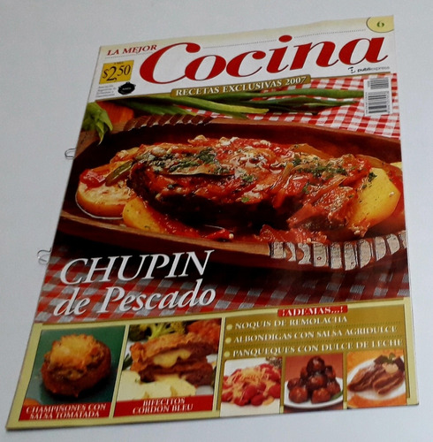 Revista La Mejor Cocina Chupin De Pescado Año 2007 Número 6