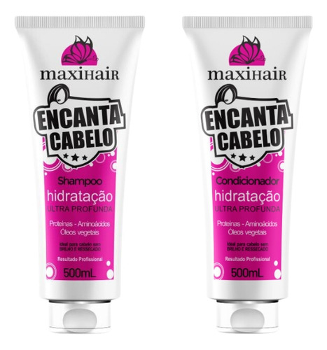 Kit Encanto Cabelo Maxihair Shampoo+cond 500ml