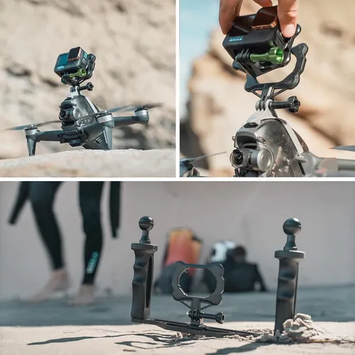 Soporte Para Casco De Cámara De Acción Snap Mounts Pro Para