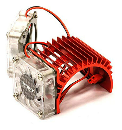 Ventilador Doble Para Motor 540/550 Con Disipador De Calor.