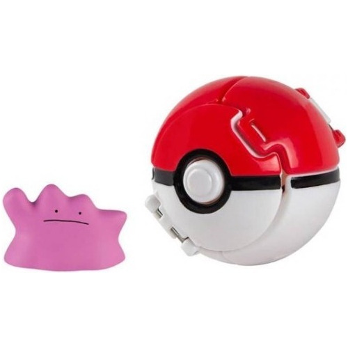 Figura Pokemon - Ditto Y Pokebola Throw And Pop