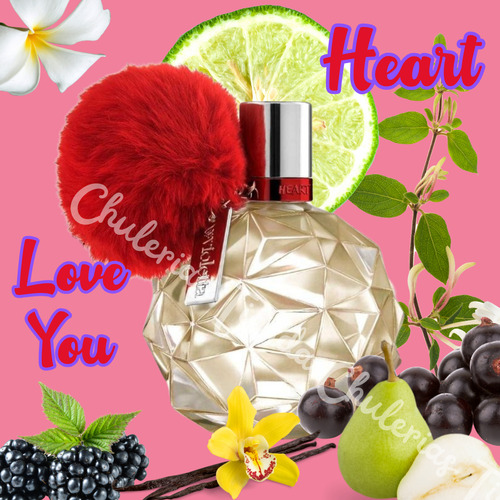 Eau De Toilette Love You Heart Y Body Mist De Regalo